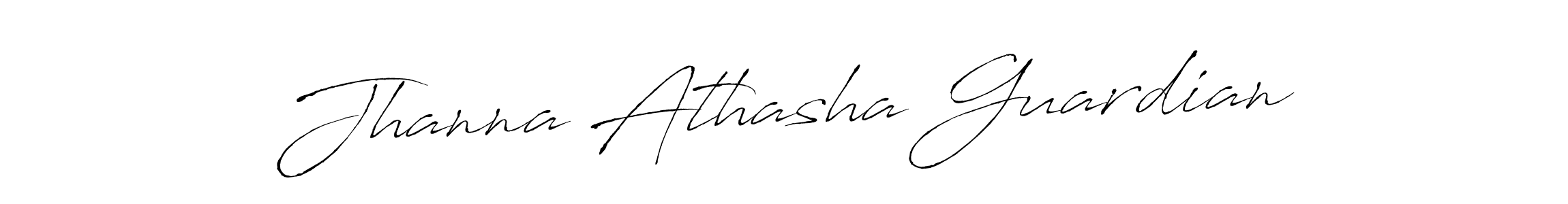 Use a signature maker to create a handwritten signature online. With this signature software, you can design (Antro_Vectra) your own signature for name Jhanna Athasha Guardian. Jhanna Athasha Guardian signature style 6 images and pictures png
