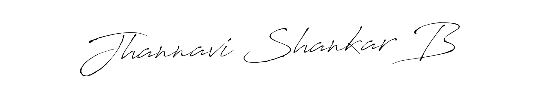 Use a signature maker to create a handwritten signature online. With this signature software, you can design (Antro_Vectra) your own signature for name Jhannavi Shankar B. Jhannavi Shankar B signature style 6 images and pictures png