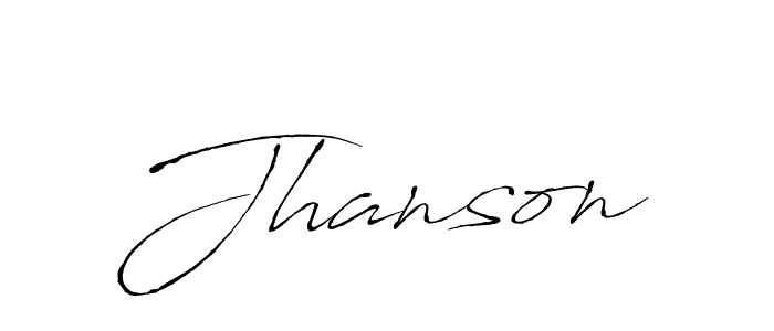 You should practise on your own different ways (Antro_Vectra) to write your name (Jhanson) in signature. don't let someone else do it for you. Jhanson signature style 6 images and pictures png