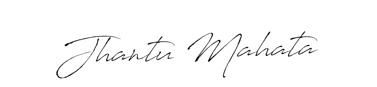 Also You can easily find your signature by using the search form. We will create Jhantu Mahata name handwritten signature images for you free of cost using Antro_Vectra sign style. Jhantu Mahata signature style 6 images and pictures png