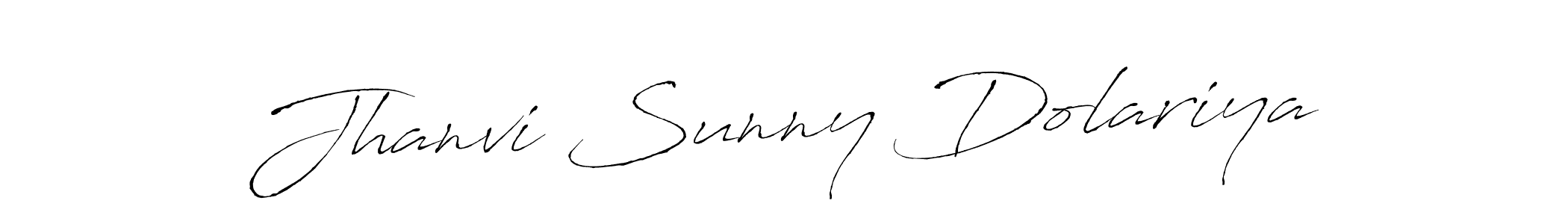 Once you've used our free online signature maker to create your best signature Antro_Vectra style, it's time to enjoy all of the benefits that Jhanvi Sunny Dolariya name signing documents. Jhanvi Sunny Dolariya signature style 6 images and pictures png
