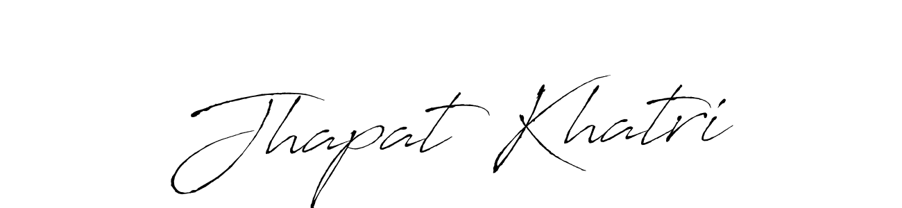 It looks lik you need a new signature style for name Jhapat Khatri. Design unique handwritten (Antro_Vectra) signature with our free signature maker in just a few clicks. Jhapat Khatri signature style 6 images and pictures png