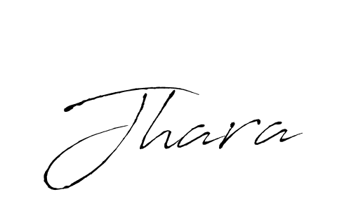 Design your own signature with our free online signature maker. With this signature software, you can create a handwritten (Antro_Vectra) signature for name Jhara. Jhara signature style 6 images and pictures png