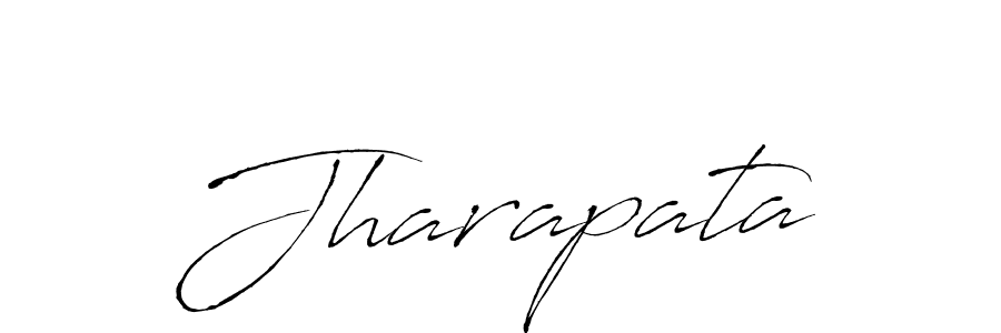 How to make Jharapata signature? Antro_Vectra is a professional autograph style. Create handwritten signature for Jharapata name. Jharapata signature style 6 images and pictures png