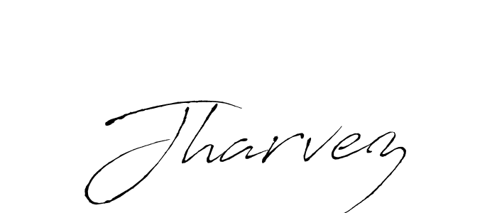 Design your own signature with our free online signature maker. With this signature software, you can create a handwritten (Antro_Vectra) signature for name Jharvez. Jharvez signature style 6 images and pictures png