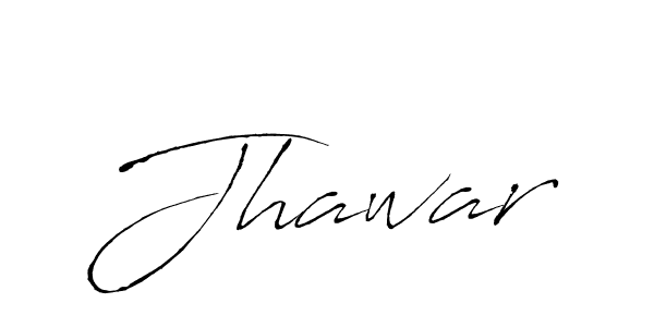 Make a beautiful signature design for name Jhawar. With this signature (Antro_Vectra) style, you can create a handwritten signature for free. Jhawar signature style 6 images and pictures png