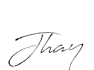 Jhay stylish signature style. Best Handwritten Sign (Antro_Vectra) for my name. Handwritten Signature Collection Ideas for my name Jhay. Jhay signature style 6 images and pictures png