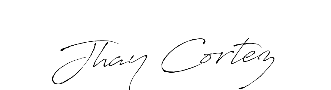 Create a beautiful signature design for name Jhay Cortez. With this signature (Antro_Vectra) fonts, you can make a handwritten signature for free. Jhay Cortez signature style 6 images and pictures png