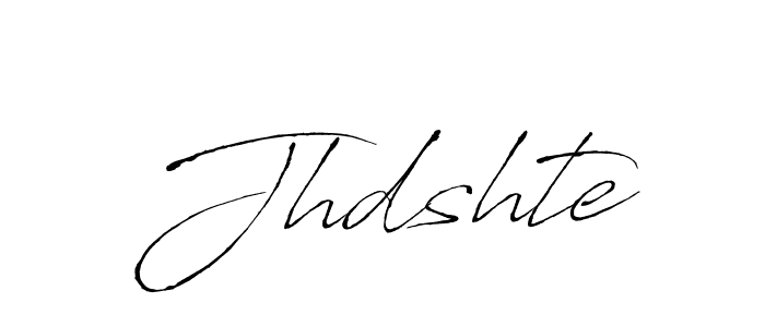 Design your own signature with our free online signature maker. With this signature software, you can create a handwritten (Antro_Vectra) signature for name Jhdshte. Jhdshte signature style 6 images and pictures png