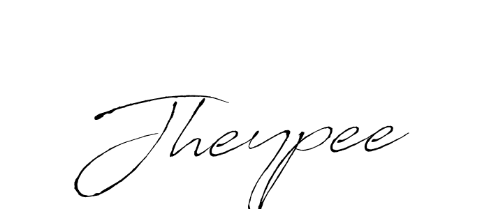 Jheypee stylish signature style. Best Handwritten Sign (Antro_Vectra) for my name. Handwritten Signature Collection Ideas for my name Jheypee. Jheypee signature style 6 images and pictures png