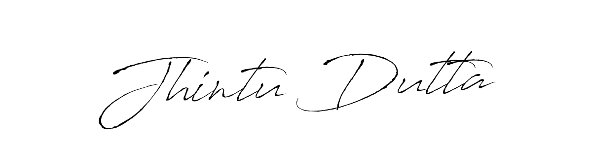 Once you've used our free online signature maker to create your best signature Antro_Vectra style, it's time to enjoy all of the benefits that Jhintu Dutta name signing documents. Jhintu Dutta signature style 6 images and pictures png