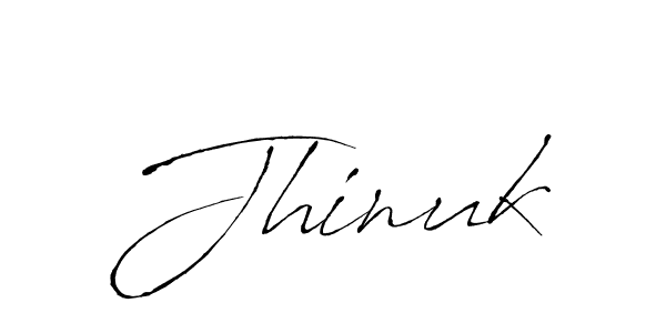 Use a signature maker to create a handwritten signature online. With this signature software, you can design (Antro_Vectra) your own signature for name Jhinuk. Jhinuk signature style 6 images and pictures png