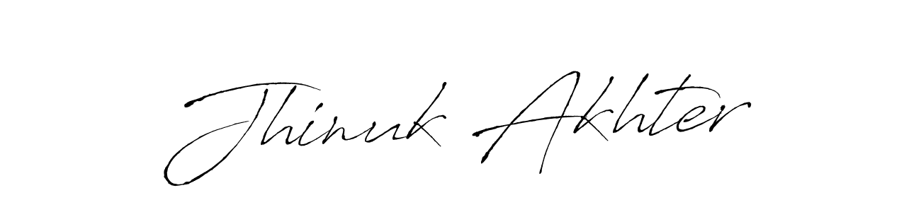 if you are searching for the best signature style for your name Jhinuk Akhter. so please give up your signature search. here we have designed multiple signature styles  using Antro_Vectra. Jhinuk Akhter signature style 6 images and pictures png