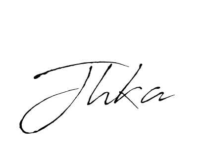 How to Draw Jhka signature style? Antro_Vectra is a latest design signature styles for name Jhka. Jhka signature style 6 images and pictures png
