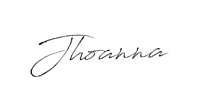 Jhoanna stylish signature style. Best Handwritten Sign (Antro_Vectra) for my name. Handwritten Signature Collection Ideas for my name Jhoanna. Jhoanna signature style 6 images and pictures png