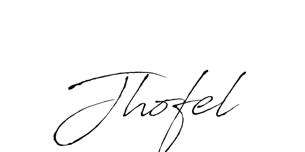 How to make Jhofel signature? Antro_Vectra is a professional autograph style. Create handwritten signature for Jhofel name. Jhofel signature style 6 images and pictures png