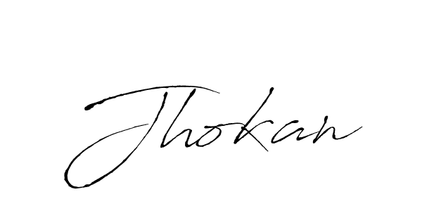 Jhokan stylish signature style. Best Handwritten Sign (Antro_Vectra) for my name. Handwritten Signature Collection Ideas for my name Jhokan. Jhokan signature style 6 images and pictures png