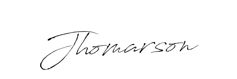 Design your own signature with our free online signature maker. With this signature software, you can create a handwritten (Antro_Vectra) signature for name Jhomarson. Jhomarson signature style 6 images and pictures png