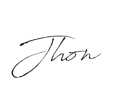 Use a signature maker to create a handwritten signature online. With this signature software, you can design (Antro_Vectra) your own signature for name Jhon. Jhon signature style 6 images and pictures png