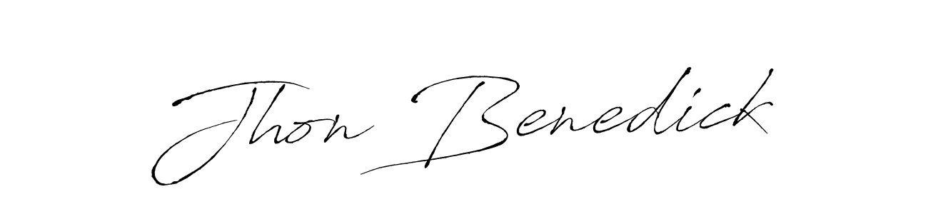 Antro_Vectra is a professional signature style that is perfect for those who want to add a touch of class to their signature. It is also a great choice for those who want to make their signature more unique. Get Jhon Benedick name to fancy signature for free. Jhon Benedick signature style 6 images and pictures png