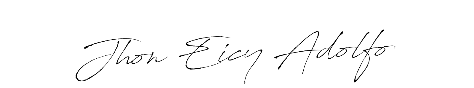 Also we have Jhon Eicy Adolfo name is the best signature style. Create professional handwritten signature collection using Antro_Vectra autograph style. Jhon Eicy Adolfo signature style 6 images and pictures png