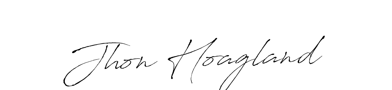 Create a beautiful signature design for name Jhon Hoagland. With this signature (Antro_Vectra) fonts, you can make a handwritten signature for free. Jhon Hoagland signature style 6 images and pictures png