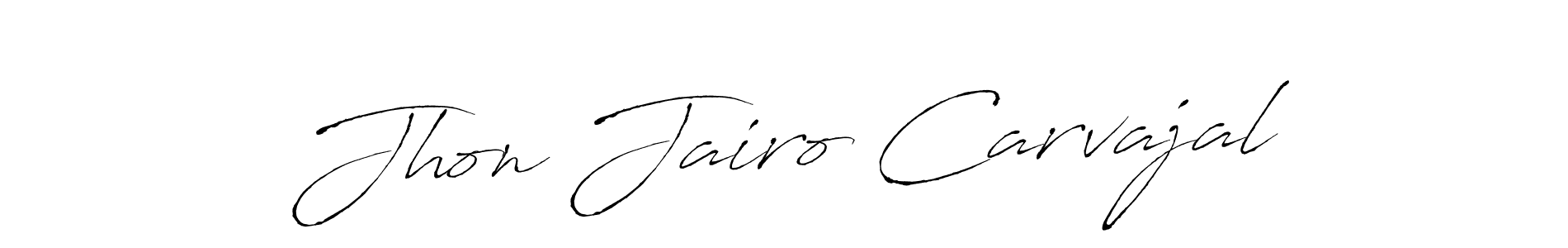 Antro_Vectra is a professional signature style that is perfect for those who want to add a touch of class to their signature. It is also a great choice for those who want to make their signature more unique. Get Jhon Jairo Carvajal name to fancy signature for free. Jhon Jairo Carvajal signature style 6 images and pictures png