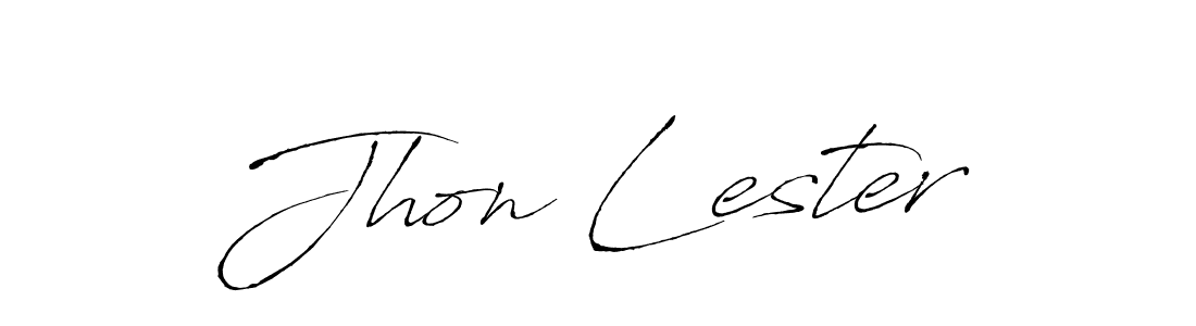 How to make Jhon Lester signature? Antro_Vectra is a professional autograph style. Create handwritten signature for Jhon Lester name. Jhon Lester signature style 6 images and pictures png