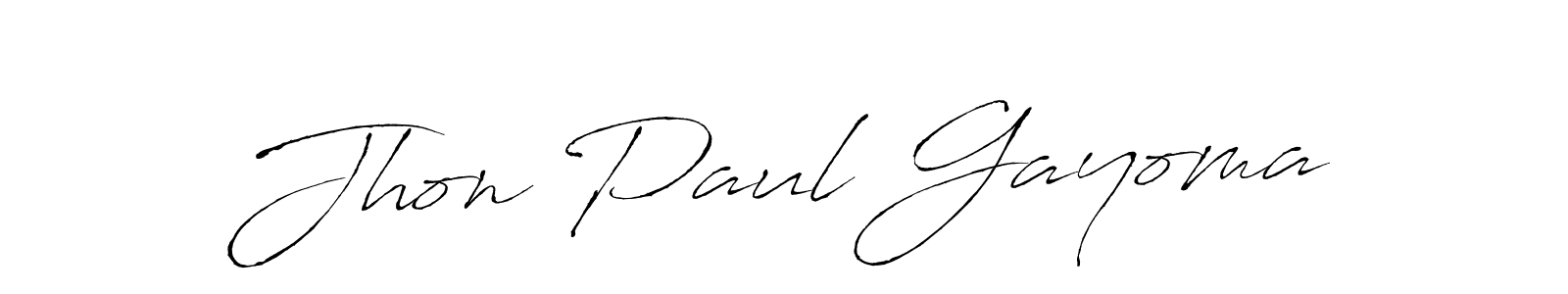 The best way (Antro_Vectra) to make a short signature is to pick only two or three words in your name. The name Jhon Paul Gayoma include a total of six letters. For converting this name. Jhon Paul Gayoma signature style 6 images and pictures png