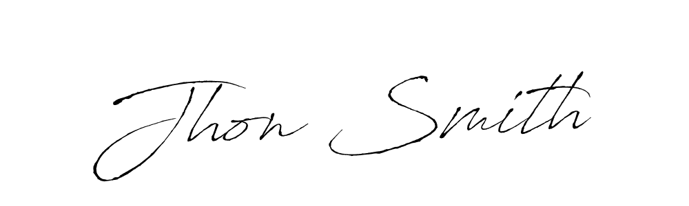 Create a beautiful signature design for name Jhon Smith. With this signature (Antro_Vectra) fonts, you can make a handwritten signature for free. Jhon Smith signature style 6 images and pictures png