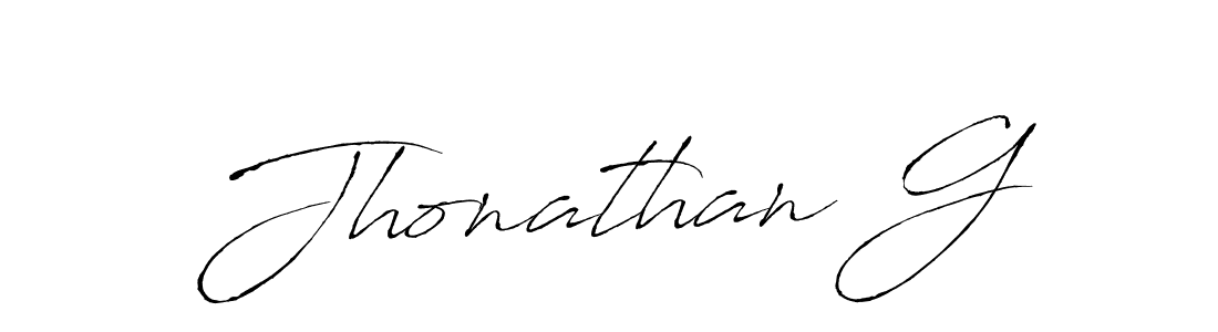 You should practise on your own different ways (Antro_Vectra) to write your name (Jhonathan G) in signature. don't let someone else do it for you. Jhonathan G signature style 6 images and pictures png