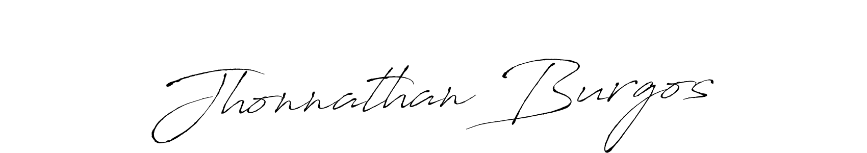 You should practise on your own different ways (Antro_Vectra) to write your name (Jhonnathan Burgos) in signature. don't let someone else do it for you. Jhonnathan Burgos signature style 6 images and pictures png