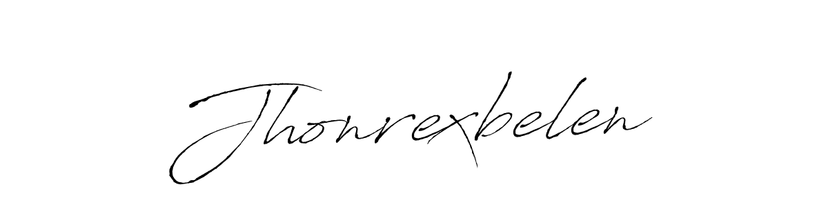 You should practise on your own different ways (Antro_Vectra) to write your name (Jhonrexbelen) in signature. don't let someone else do it for you. Jhonrexbelen signature style 6 images and pictures png