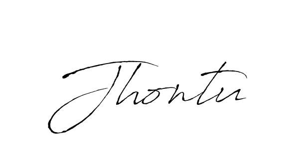 Create a beautiful signature design for name Jhontu. With this signature (Antro_Vectra) fonts, you can make a handwritten signature for free. Jhontu signature style 6 images and pictures png