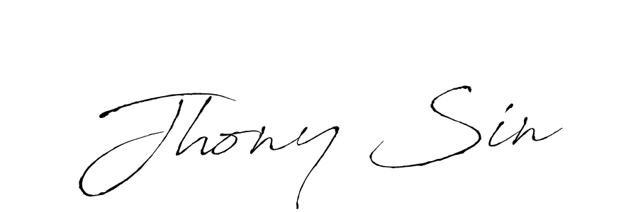 Also You can easily find your signature by using the search form. We will create Jhony Sin name handwritten signature images for you free of cost using Antro_Vectra sign style. Jhony Sin signature style 6 images and pictures png