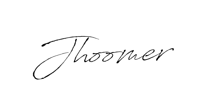 How to make Jhoomer name signature. Use Antro_Vectra style for creating short signs online. This is the latest handwritten sign. Jhoomer signature style 6 images and pictures png