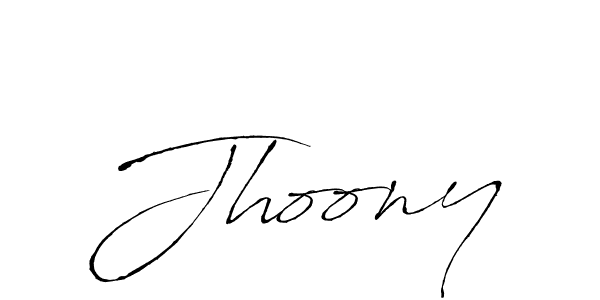 Create a beautiful signature design for name Jhoony. With this signature (Antro_Vectra) fonts, you can make a handwritten signature for free. Jhoony signature style 6 images and pictures png