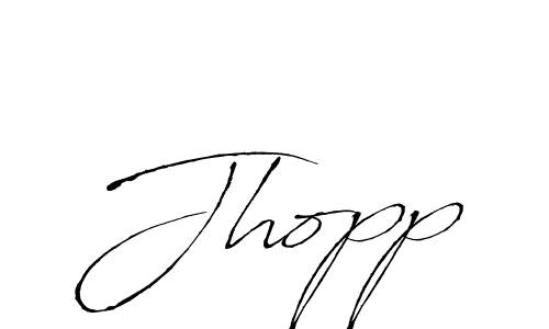 You should practise on your own different ways (Antro_Vectra) to write your name (Jhopp) in signature. don't let someone else do it for you. Jhopp signature style 6 images and pictures png