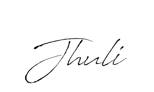 The best way (Antro_Vectra) to make a short signature is to pick only two or three words in your name. The name Jhuli include a total of six letters. For converting this name. Jhuli signature style 6 images and pictures png