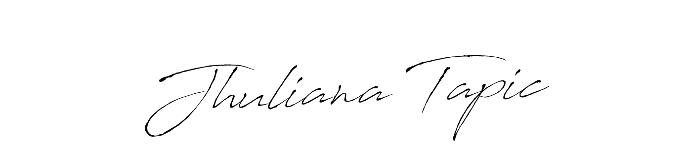How to Draw Jhuliana Tapic signature style? Antro_Vectra is a latest design signature styles for name Jhuliana Tapic. Jhuliana Tapic signature style 6 images and pictures png