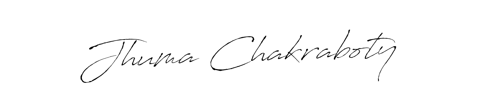 Antro_Vectra is a professional signature style that is perfect for those who want to add a touch of class to their signature. It is also a great choice for those who want to make their signature more unique. Get Jhuma Chakraboty name to fancy signature for free. Jhuma Chakraboty signature style 6 images and pictures png