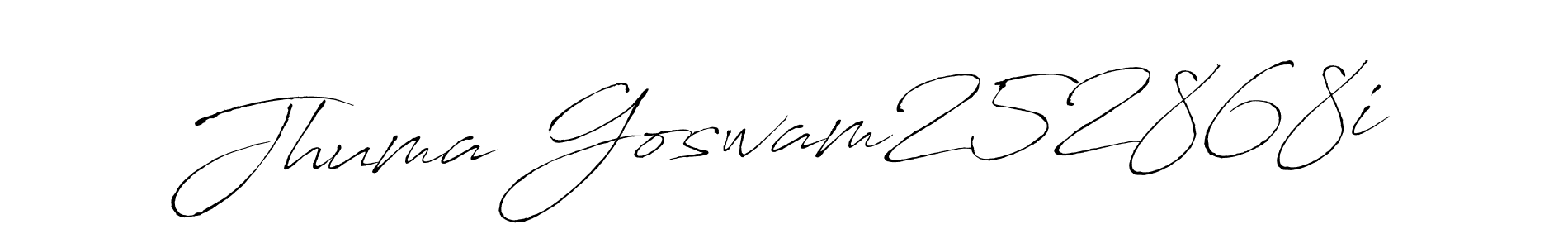 Design your own signature with our free online signature maker. With this signature software, you can create a handwritten (Antro_Vectra) signature for name Jhuma Goswam252868i. Jhuma Goswam252868i signature style 6 images and pictures png