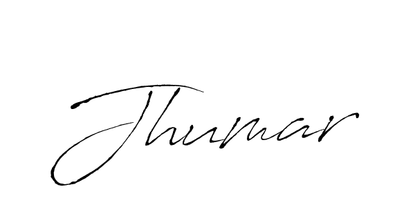 Make a beautiful signature design for name Jhumar. With this signature (Antro_Vectra) style, you can create a handwritten signature for free. Jhumar signature style 6 images and pictures png