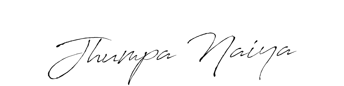 Jhumpa Naiya stylish signature style. Best Handwritten Sign (Antro_Vectra) for my name. Handwritten Signature Collection Ideas for my name Jhumpa Naiya. Jhumpa Naiya signature style 6 images and pictures png