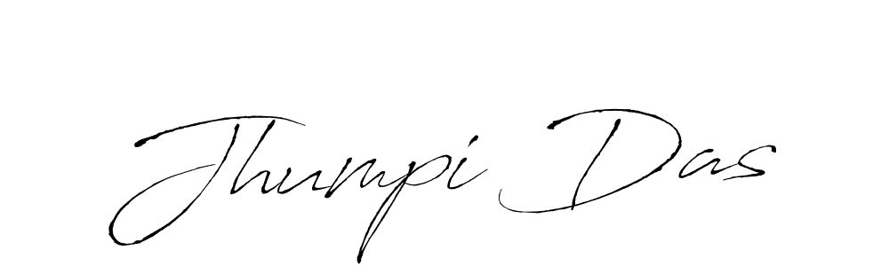 Jhumpi Das stylish signature style. Best Handwritten Sign (Antro_Vectra) for my name. Handwritten Signature Collection Ideas for my name Jhumpi Das. Jhumpi Das signature style 6 images and pictures png