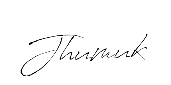 Design your own signature with our free online signature maker. With this signature software, you can create a handwritten (Antro_Vectra) signature for name Jhumuk. Jhumuk signature style 6 images and pictures png