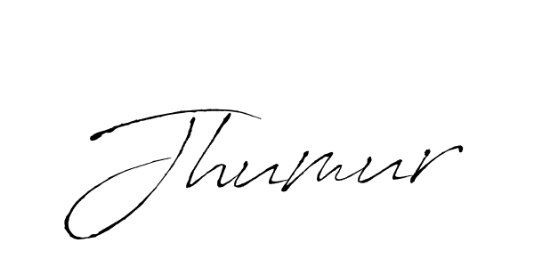 Create a beautiful signature design for name Jhumur. With this signature (Antro_Vectra) fonts, you can make a handwritten signature for free. Jhumur signature style 6 images and pictures png