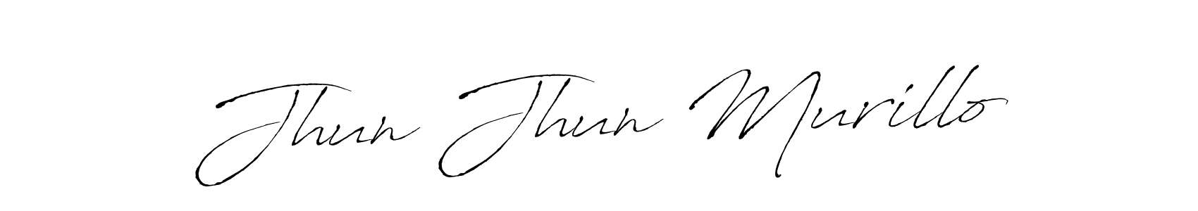 Create a beautiful signature design for name Jhun Jhun Murillo. With this signature (Antro_Vectra) fonts, you can make a handwritten signature for free. Jhun Jhun Murillo signature style 6 images and pictures png