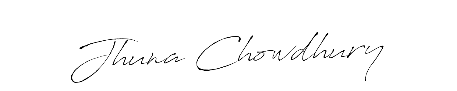 It looks lik you need a new signature style for name Jhuna Chowdhury. Design unique handwritten (Antro_Vectra) signature with our free signature maker in just a few clicks. Jhuna Chowdhury signature style 6 images and pictures png