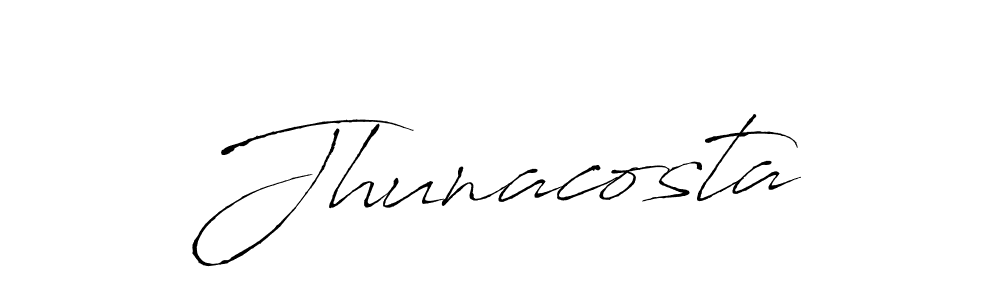 You should practise on your own different ways (Antro_Vectra) to write your name (Jhunacosta) in signature. don't let someone else do it for you. Jhunacosta signature style 6 images and pictures png